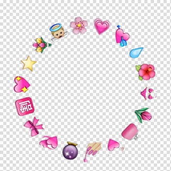 Emoji Heart Editing, cute transparent background PNG clipart