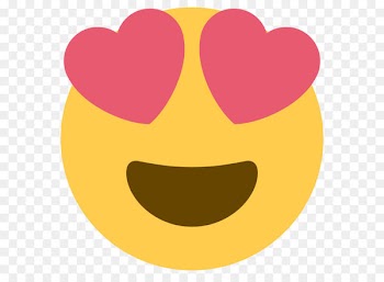Emoji Heart Eye Kaomoji Smiley - Smiley PNG 