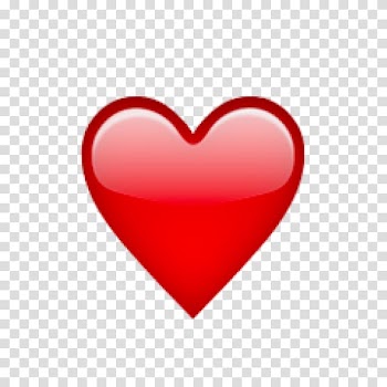 Emoji Heart iPhone, Chou Chou transparent background PNG clipart