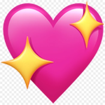 Emoji Heart Sticker Symbol Love - STICKERS 