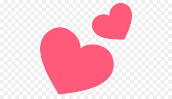 Emoji Heart Symbol SMS - send email button 