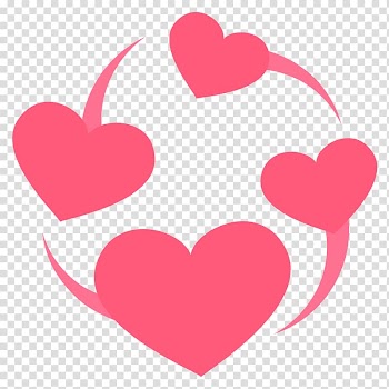 Emoji Heart Text messaging SMS Sticker, heart watercolor transparent background PNG clipart