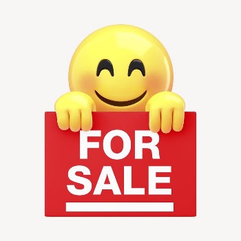 Emoji holding sale sign mockup, | Free PSD Mockup - rawpixel