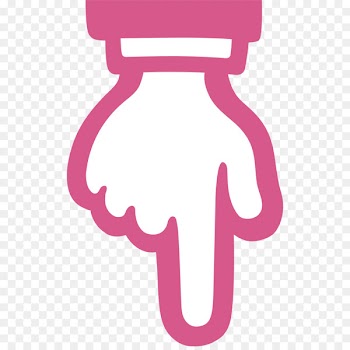 Emoji Index finger Pointing Noto fonts - cursor 