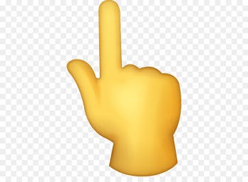 Emoji Index finger Thumb iPhone - index finger 
