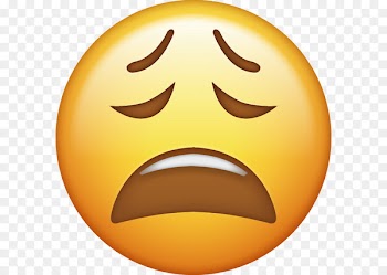 Emoji iPhone Fatigue Emoticon - TIRED 
