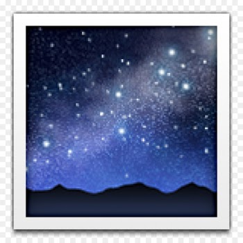 Emoji iPhone Sticker - milky way 