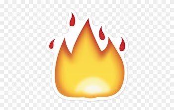 Emoji - It's Lit Fire Emoji Happy