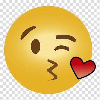 Emoji Kiss Emoticon Heart Smiley, emoji transparent background PNG clipart