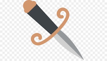 Emoji Knife Text messaging Dagger SMS - Emoji 