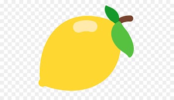 Emoji Lemon Fruit SMS Text messaging - limon 