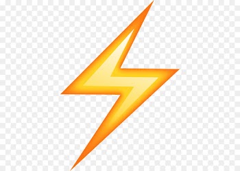 Emoji Lightning Sticker Thunder - Emoji 