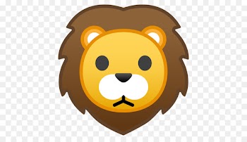 Emoji Lion Clip art - lion face 