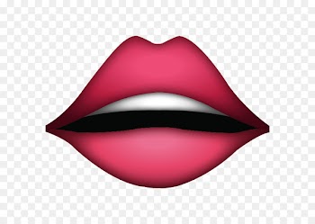 Emoji Lip Kiss Sticker Mouth - lips 