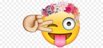 Emoji Mobile Phones Sticker Desktop Wallpaper Flower - Emoji 