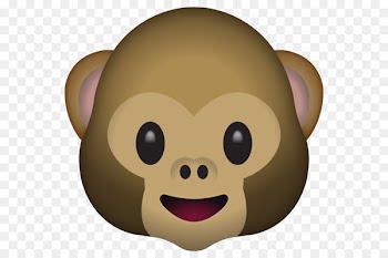 Emoji Monkey Sticker Meaning Text messaging - emoji face 