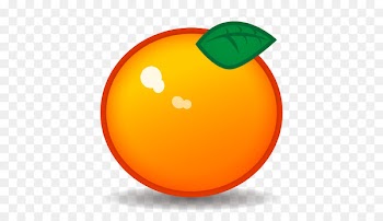 Emoji Orange Sticker Tangerine Text messaging - tangerine 