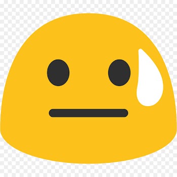 Emoji Perspiration Telegram Sticker Emoticon - emoji face 