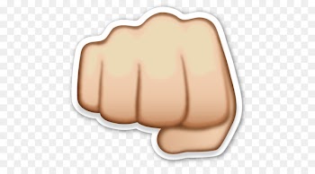 Emoji Punch Sticker Fist - Vectors Free Download Fist Icon 