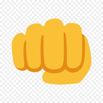 Emoji Raised fist Punch Symbol - hand emoji 