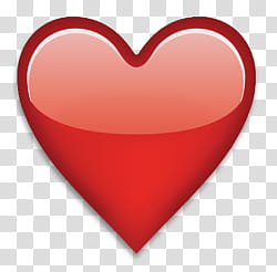 Emoji, red heart illustration transparent background PNG clipart