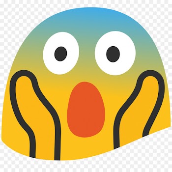 Emoji Screaming Smiley Face Fear - Emoji 