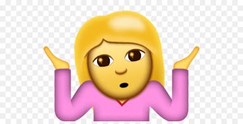 Emoji Shrug Facepalm Emoticon - hand emoji 