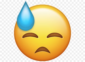 Emoji Smiley Perspiration Emoticon Face - sweat 