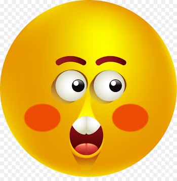 Emoji Smiley Sticker - 吃惊emoji 
