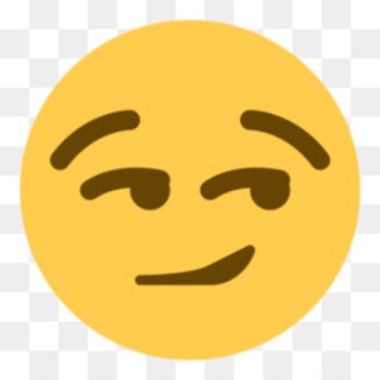 Emoji Smirk Snapchat Smiley - whatsapp emoji 