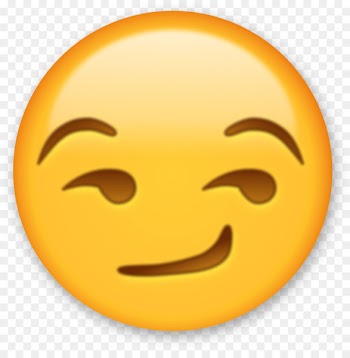 Emoji Smirk Wink Smiley Face - Smirk Cliparts 