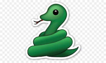 Emoji Snake Emoji Snake Sticker iPhone - snakes 