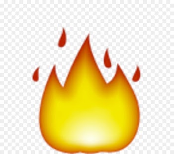 Emoji Snapchat Sticker Word of the year Fire - yellow flame 