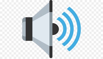 Emoji Sound Loudspeaker Object SMS - Sound  wave 