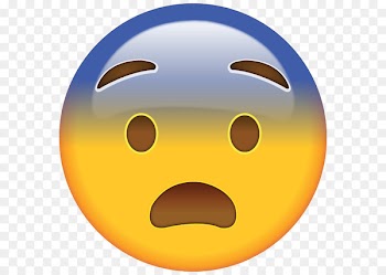 Emoji Sticker Emoticon Fear Screaming - emoji 