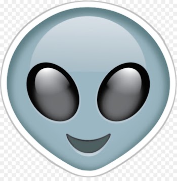 Emoji Sticker iPhone Smiley Emoticon - Alien 