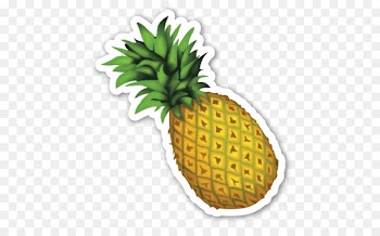 Emoji Sticker Pineapple Emoticon - Emoji 