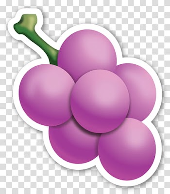 EMOJI STICKER , pink fruits illustration transparent background PNG clipart