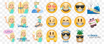 Emoji Surfing Fiji Women's Pro 2016 Sticker Damon system - emoji emoticons 