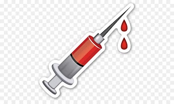 Emoji Syringe Sticker Hypodermic needle Hand-Sewing Needles - Needle 