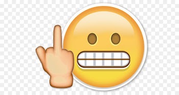 Emoji The finger Insult Sticker Emoticon - Emoji 