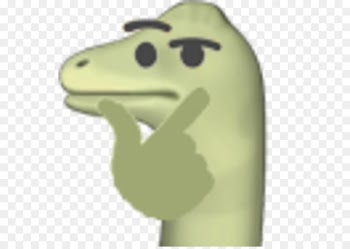 Emoji Thought Dinosaur WhatsApp Discord - Emoji 
