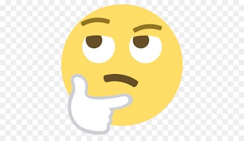 Emoji Thought Emoticon Smiley Sticker - Thinking 