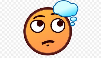 Emoji Thought Text messaging Face Smiley - Thinking 