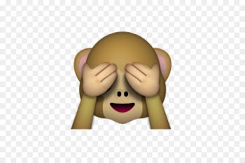 Emoji Three wise monkeys Eye Sticker - Emoji 