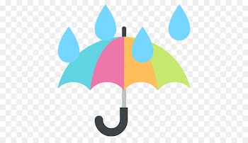 Emoji Umbrella Rain Text messaging SMS - rain 