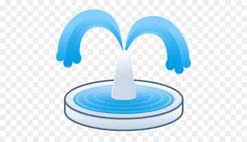 Emoji Water Symbol Fountain Clip art - fountain 