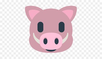 Emoji Wild boar Sticker Emoticon Whiskers - Emoji 