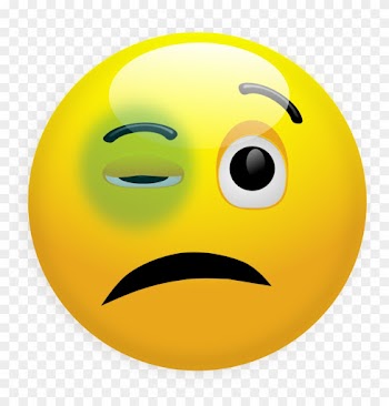 Emoji With Black Eye