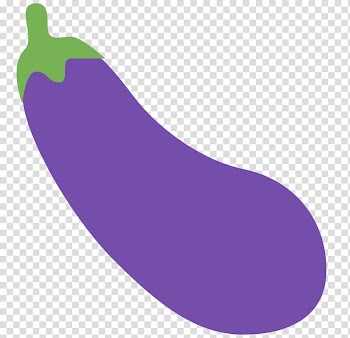 Emojipedia Eggplant Vegetable Text messaging, urban transparent background PNG clipart